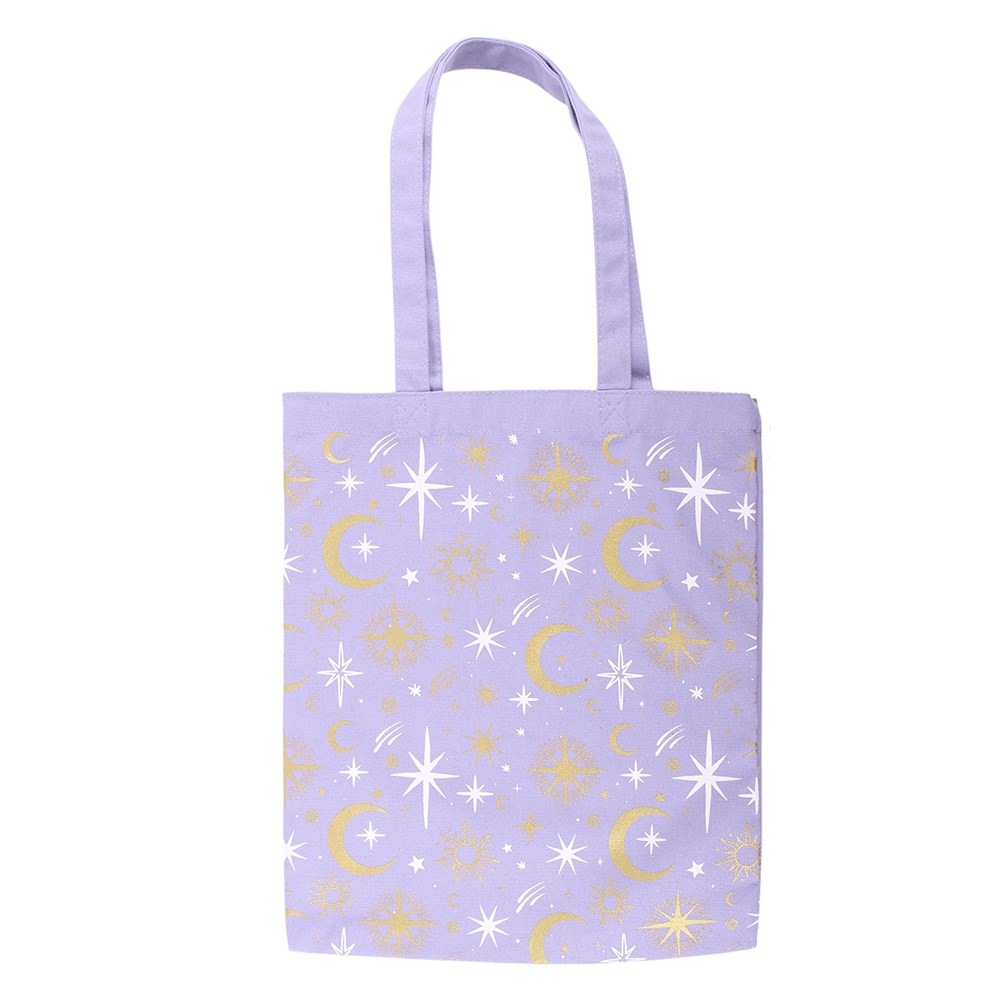 Something Different - Purple Celestial Print Tote bag - Paars